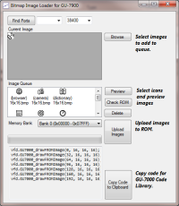 Bitmap Image Loader for GU-7900