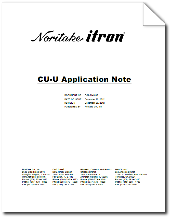 CU-U Application Note