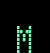 5 mm Vacuum fluorescent display (VFD) module